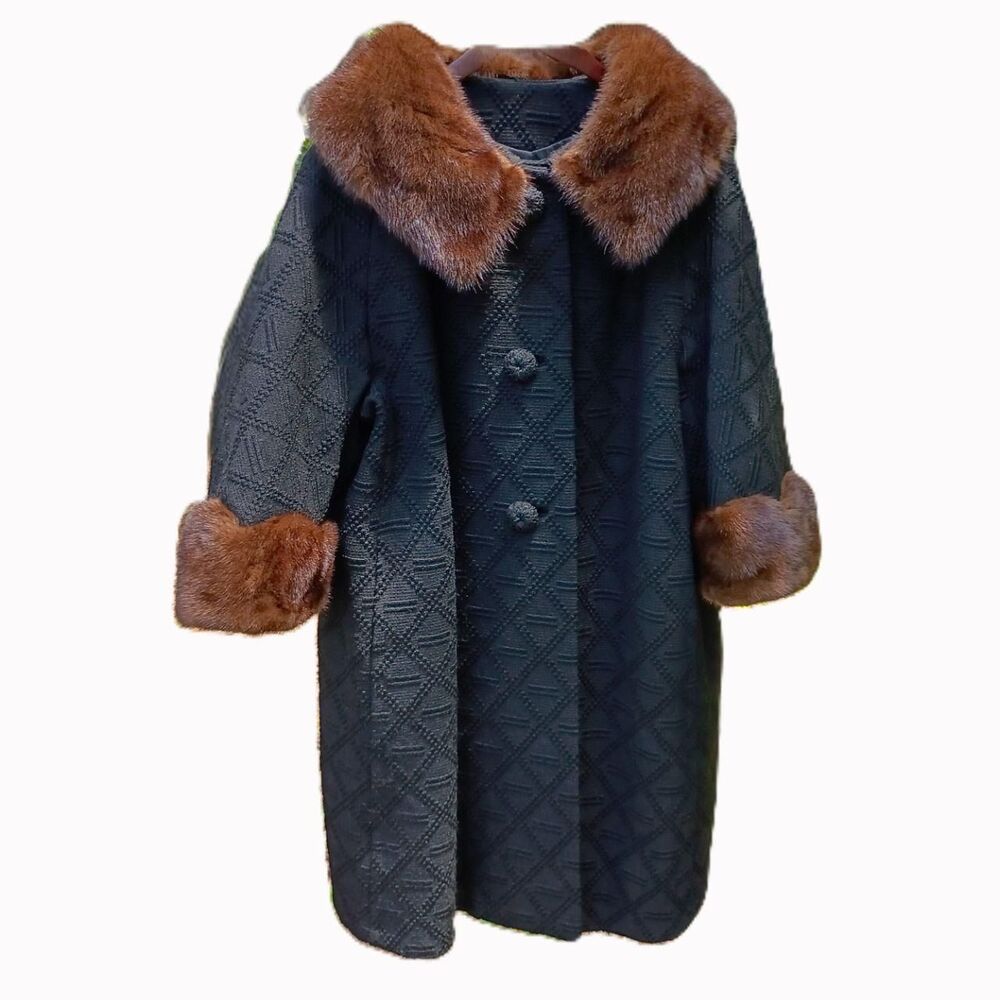 Unbranded Women's Black and Brown Coat